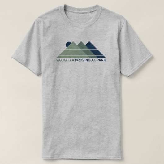 T-shirt Valhalla Provincial Park Mountain Sun (Design devant)