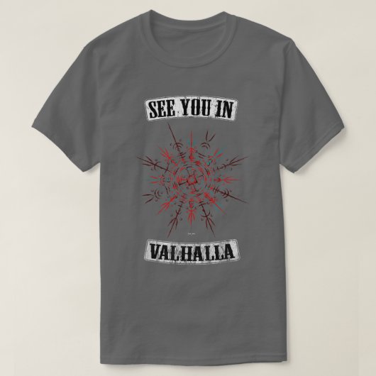 T-shirt Valhalla Warriors Berserker Vikings Odin Ragnar137 (Design devant)