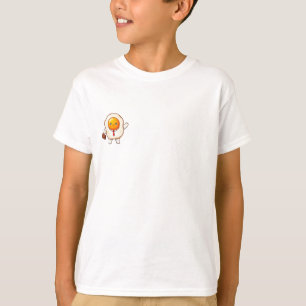 T-shirt Valise d'œuf d'affaires qui fait signe aux enfants