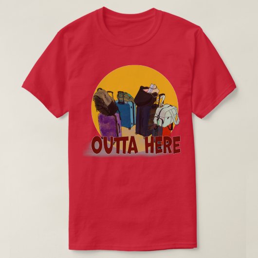 T-shirt Valises Emballées (Design devant)