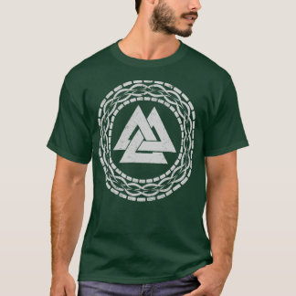 T-shirt Valknut Norse Runes Viking Northmen Mythologie 1