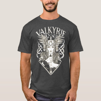 T-shirt Valkyrie Valhalla Mythologie Norse Nordic Viking S