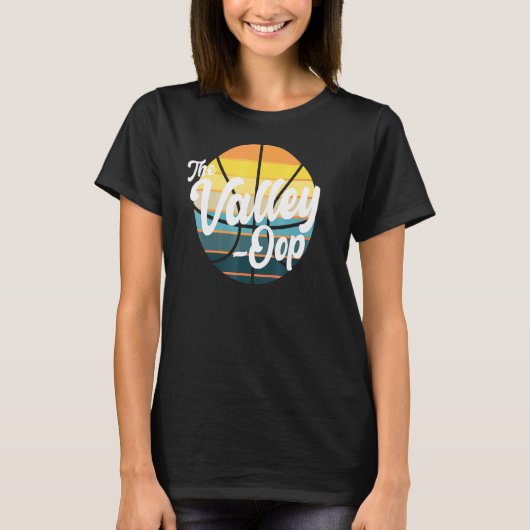 T-shirt Vallée de basket-ball Phoenix Retro Sunset Bas (Devant)