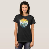 T-shirt Vallée de basket-ball Phoenix Retro Sunset Bas (Devant entier)