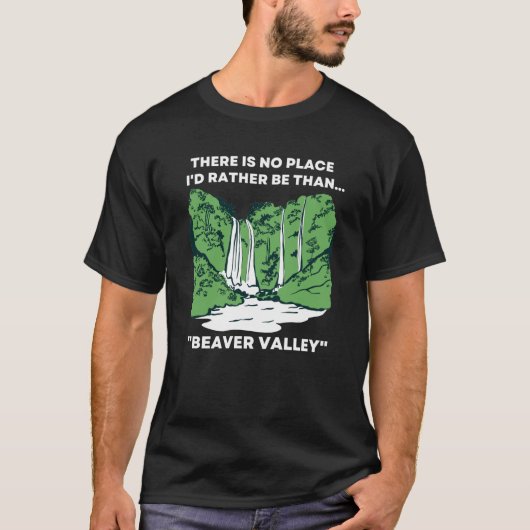 T-shirt Vallée de Beaver (Devant)