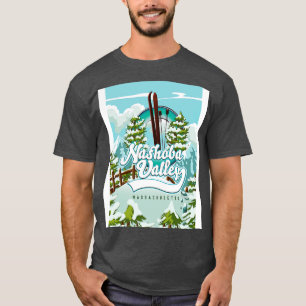 T-shirt Vallée de Nashoba Westford massachusetts ski 1
