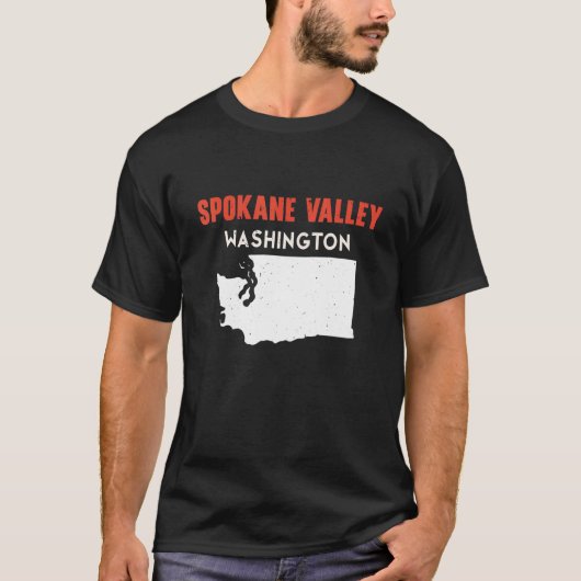 T-shirt Vallée de Spokane Washington États-Unis État Améri (Devant)