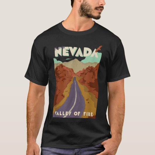 T-shirt Vallée du Nevada (Devant)