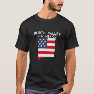 T-shirt Vallée du Nord USA État Amérique Voyage Nouveau Me