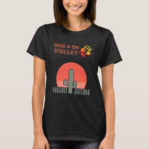 T-shirt Vallée Oop Phoenix Retro Vintage Flaming Baske