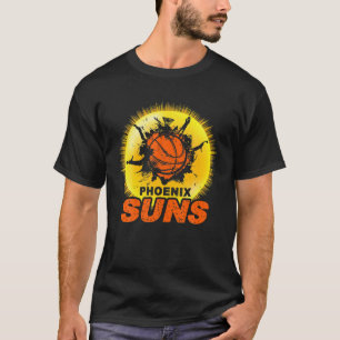 T-shirt Vallée Pixel Sun Rise Phoenix Arizona Basketba