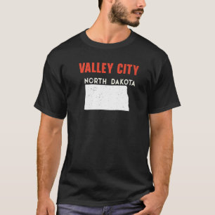 T-shirt Valley City North Dakota USA State America Travel
