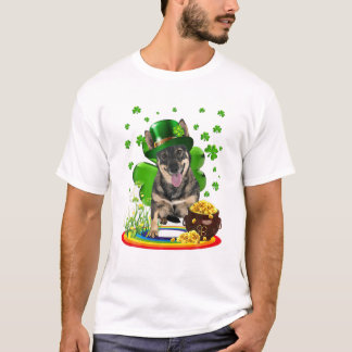 T-shirt Vallhund suédois Saint-Patrick