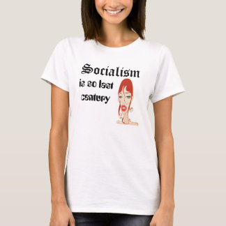T-shirt vally la fille, socialisme, est ainsi siècle