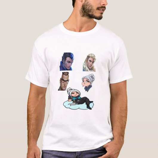 T-shirt Valorant Killjoy design (Devant)