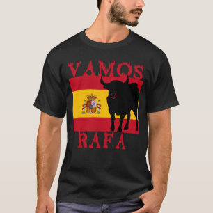 T-shirt Vamos Rafa avec le drapeau de l'Espagne