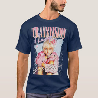 T-shirt Vamp 80s Transvision Fan rétro Art 1
