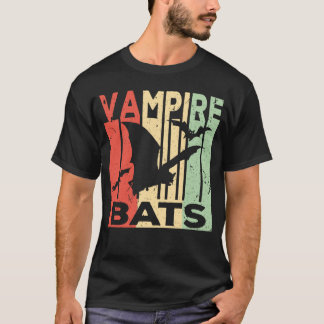 T-shirt Vampire Bats Vintage Retro