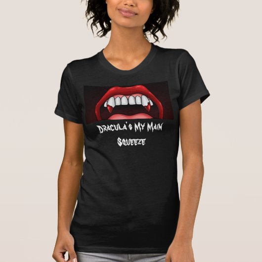 T-shirt Vampire/Bite/Dracula (Devant)