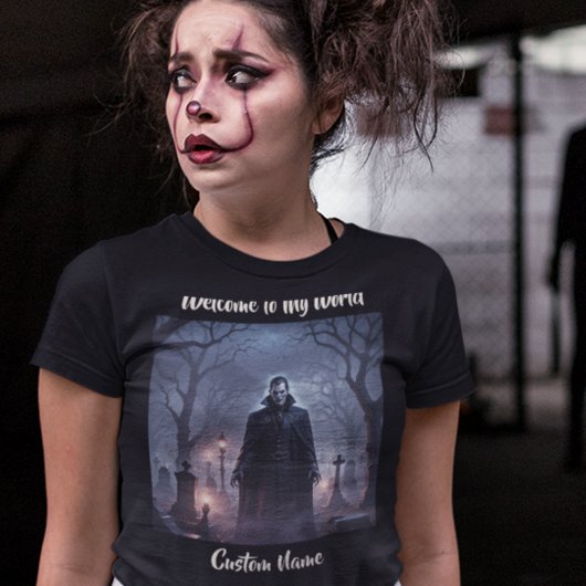 T-shirt Vampire dans le cimetière