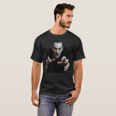 T-shirt Vampire d'Halloween effrayant (Devant entier)