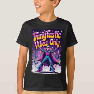 T-shirt Vampire Disco Tee, Chemise Rétro Halloween, Amusan