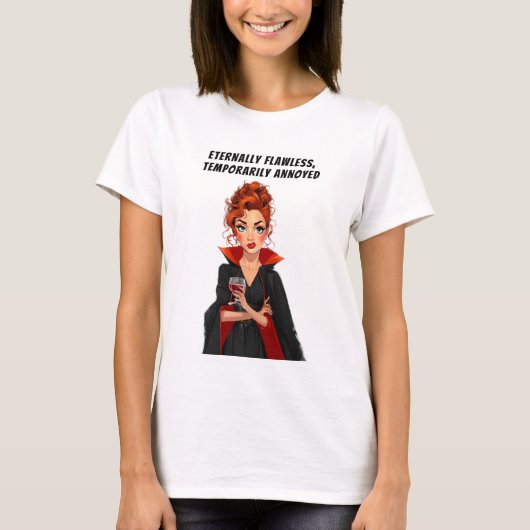 T-shirt Vampire éternel sans faute Ms Sass (Devant)