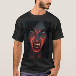 T-shirt Vampire femme halloween costume fête