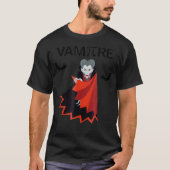 T-shirt Vampire Funny Halloween Math (Devant)