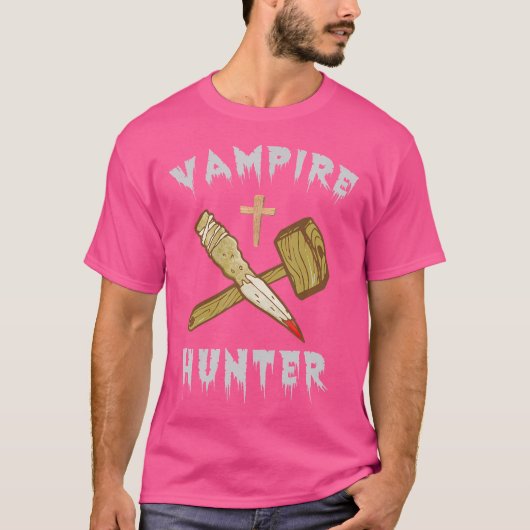 T-shirt Vampire Hunter Dracula Larping (Devant)