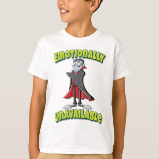 T-shirt Vampire indisponible sur le plan émotionnel