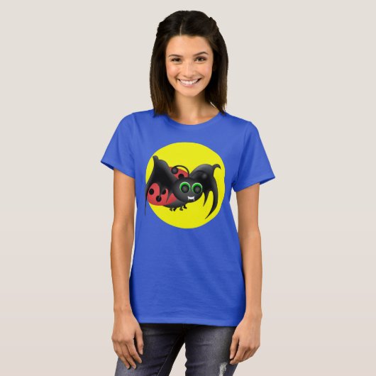 T-shirt Vampire Ladybug Bat (Devant entier)
