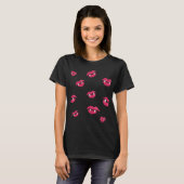 T-shirt Vampire Lèvres Cool Goth Halloween (Devant entier)