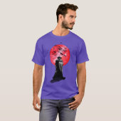 T-shirt Vampire pour Halloween rétro (Devant entier)