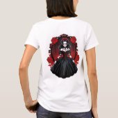 T-shirt Vampire Queen esthétique - Élégante Halloween goth (Dos)
