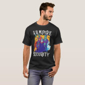 T-shirt Vampire Security  Easy Halloween Costume (Devant entier)