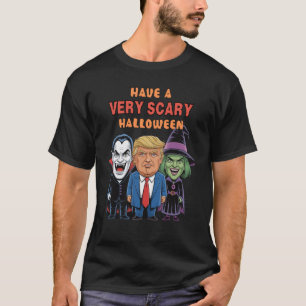 T-shirt Vampire, Trump et Witch : Halloween effrayant