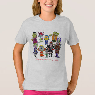 T-shirt Vampires caricature drôle