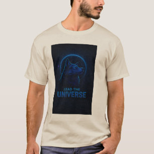 T-shirt van Alpha Wolf Futuristische kunst van h