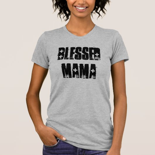 T-shirt van Blessed Mama (Voorkant)
