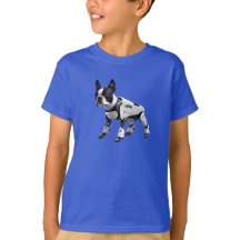 T-shirt van Boston Terrier Robot Kind