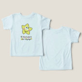 T-shirt van casual Kind (Ontwerp Voorkant & Achterkant)