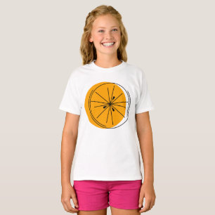 T-shirt van Citrus Oranje meisjes