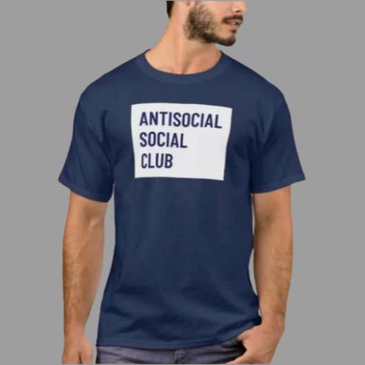 T-shirt van de antisociale club
