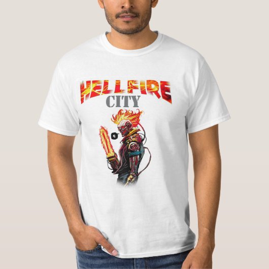 T-shirt van de brandweerclub (Voorkant)