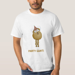 T-shirt van de cartoon van de geit