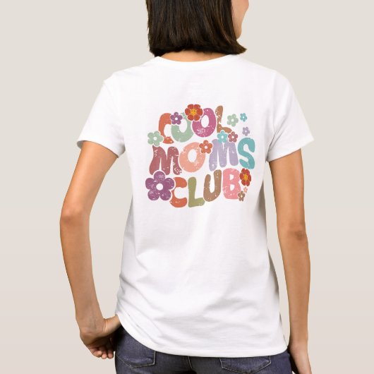 T-shirt van de Cool Moms Club (Achterkant)