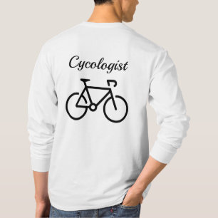 T-shirt van de cycoloog Mannen