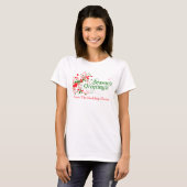 T-shirt van de groeten van het kerstseizoen (Voorkant volledig)