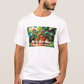 T-shirt van de Kerstdinosaurus - Merry Rex-Mas! (Voorkant)